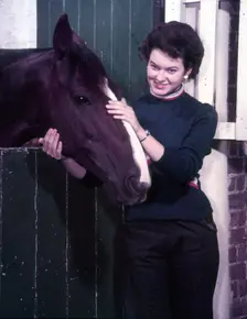 Woman and horse, c1955. Creator: Arthur Charles Kirby Ware