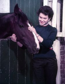 Woman and horse, c1955. Creator: Arthur Charles Kirby Ware