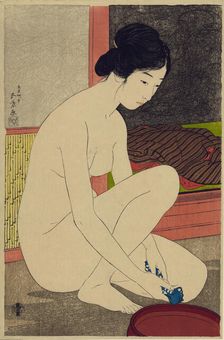 Woman after a bath, 1915. Creator: Hashiguchi, Goyo (1881-1921)