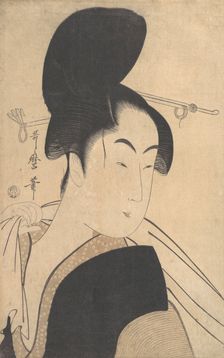 Woman after a Bath, ca. 1795. Creator: Kitagawa Utamaro
