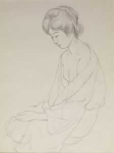 Woman after the Bath) c1920. Creator: Hashiguchi Goyo