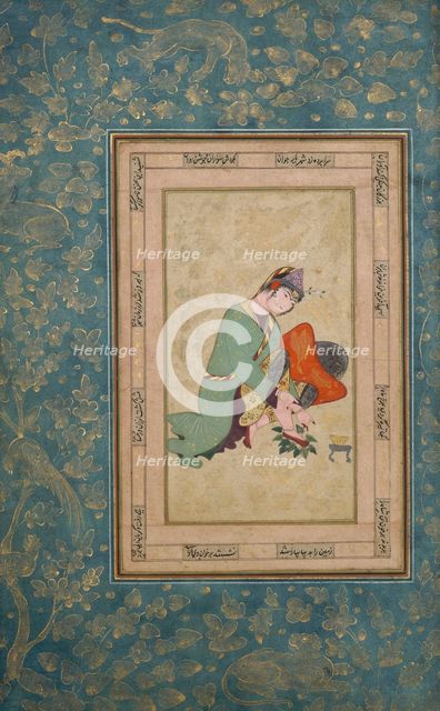Woman Applying Henna, late 16th century. Creator: Unknown.