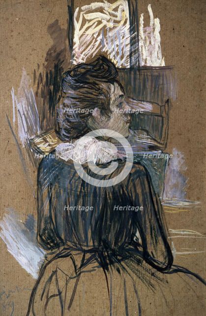 'Woman at a Window', 1889.  Artist: Henri de Toulouse-Lautrec