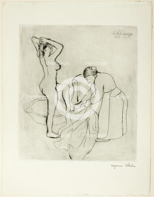 Woman at Her Bath, 1908. Creator: Suzanne Valadon.