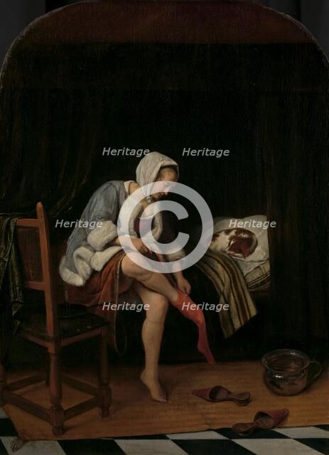 Woman at her Toilet, 1655-1660. Creator: Jan Steen.