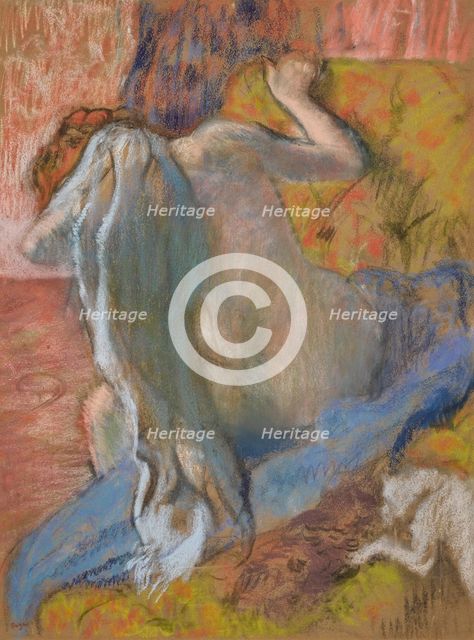 Woman at her Toilet, c1894. Creator: Edgar Degas.