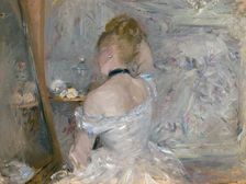 Woman at Her Toilette, 1875/80. Creator: Berthe Morisot