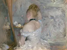Woman at Her Toilette, 1875/80. Creator: Berthe Morisot