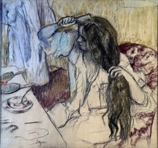 Woman at her Toilette 1889. Artist: Edgar Degas