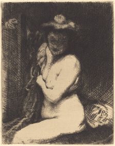 Woman at Her Toilette (La toilette), 1905. Creator: Paul Albert Besnard