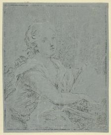 Woman at Spinet, n.d. Creator: Angelica Kauffman
