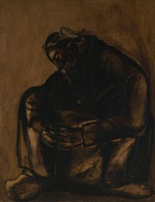 Woman at Prayers, 1925. Creator: Constant Permeke