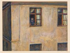 Woman at the window, 1909. Creator: Büttner, Erich (1889-1936)