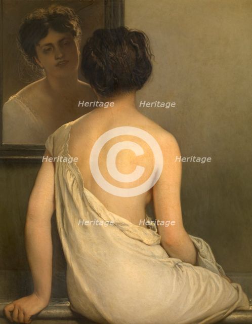 Woman Bathing, 1872. Creator: Ernst Slingeneyer.