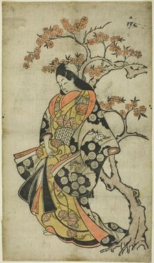 Woman Beside a Cherry Tree, c. 1688/90. Creator: Unknown