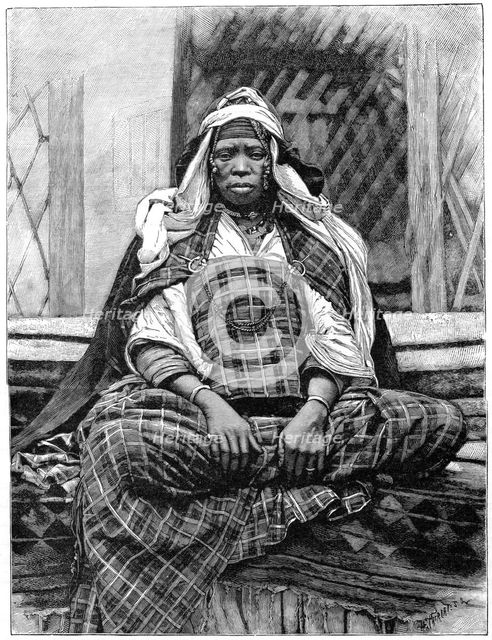 Woman, Biskra, Algeria, c1890. Artist: Henri Thiriat