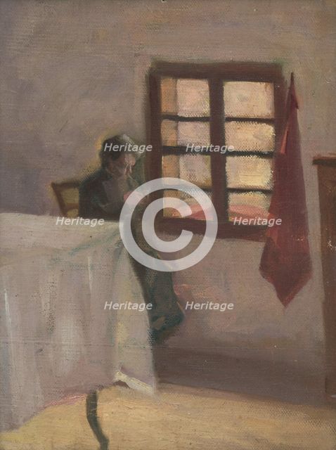 Woman by a Window, around 1905. Creator: Eduard Putra.
