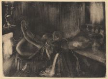Woman by a Fireplace, 1880/1890. Creator: Edgar Degas