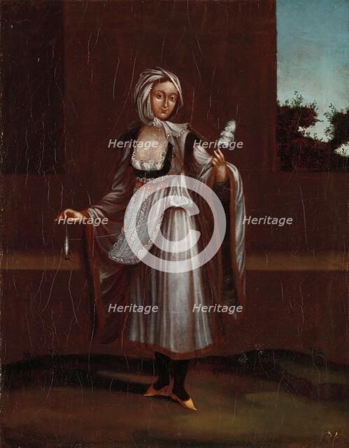 Woman from the Island of Patmos, 1700-1737. Creator: Workshop of Jean Baptiste Vanmour.