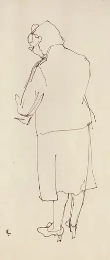 Woman from the rear, c1950. Creator: Shirley Markham