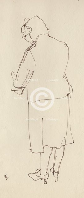 Woman from the rear, c1950. Creator: Shirley Markham.