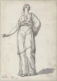Woman from the Villa Pamphili, 1775/80. Creator: Jacques-Louis David