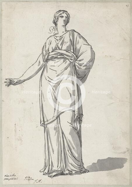 Woman from the Villa Pamphili, 1775/80. Creator: Jacques-Louis David.