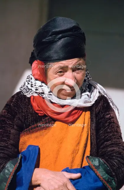 Woman from an Aramaic speaking community, Iraq, 1977. Creator: Vivienne Sharp.