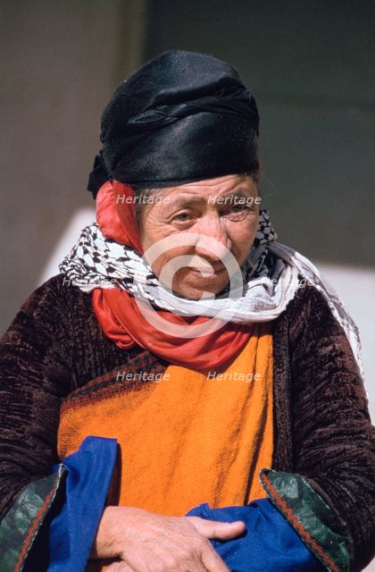 Woman from an Aramaic speaking community, Iraq, 1977. Creator: Vivienne Sharp.