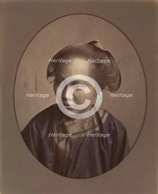 [Woman from Canton], 1870s. Creator: Baron Raimund von Stillfried.