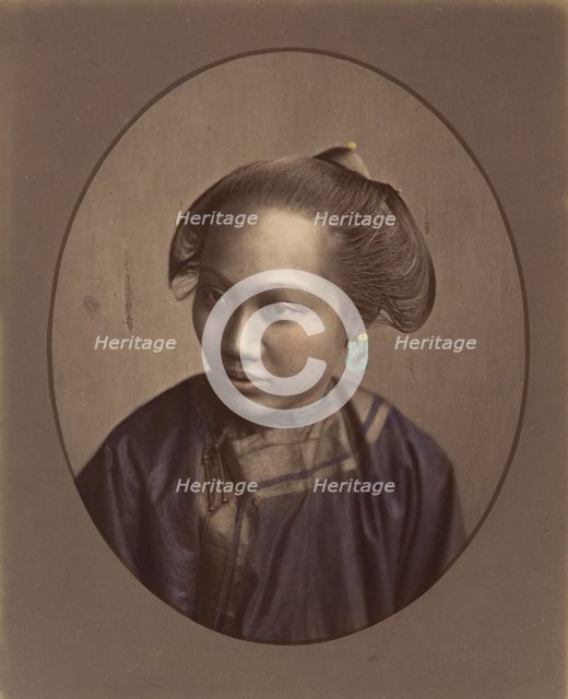[Woman from Canton], 1870s. Creator: Baron Raimund von Stillfried.
