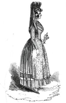 Woman from Coburg, 1845. Creator: Unknown
