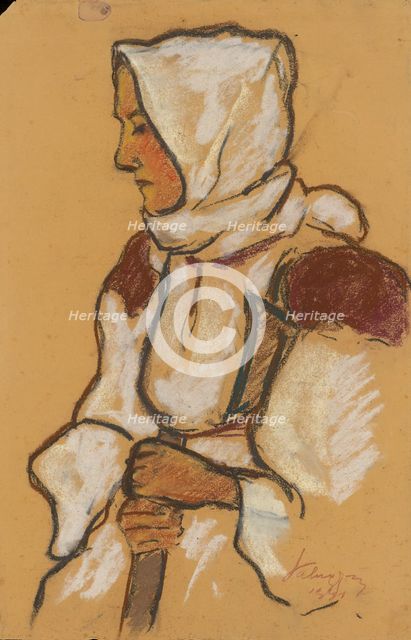 Woman from Liptov, 1931. Creator: Zolo Palugyay.