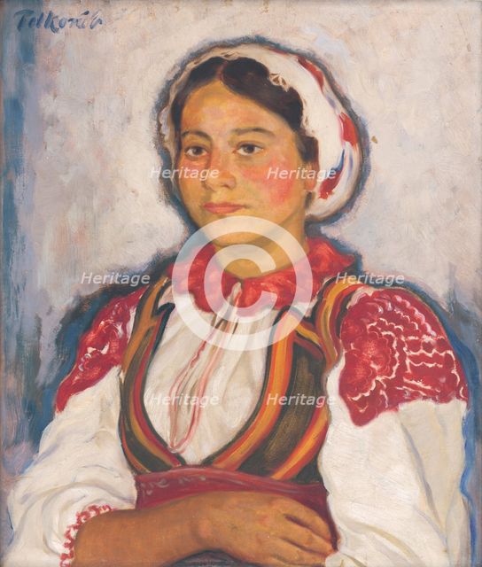 Woman from Luzná, 1938. Creator: Stefan Polkorab.
