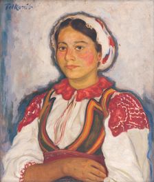 Woman from Luzná, 1938. Creator: Stefan Polkorab