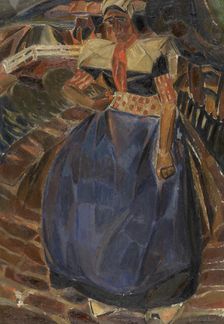 Woman from Spakenburg, 1917. Creator: Gustave De Smet