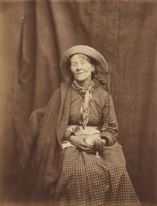 Woman Holding a Dead Bird, Surrey County Asylum, c. 1855. Creator: Dr Hugh Welch Diamond