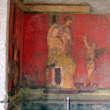 Woman Having her Hair Dressed by a Maid-Servant, 1st Century BC. Creator: Unknown