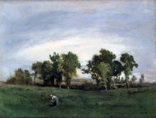 Woman in Country Field c1828-1876. Artist: Narcisse Virgile Diaz de la Pena