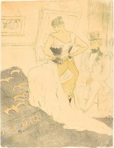Woman in Corset (Femme en corset), 1896. Creator: Henri de Toulouse-Lautrec