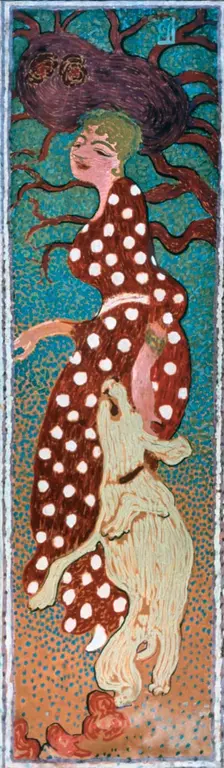 Woman in a White Spotted Dress 1891. Artist: Pierre Bonnard