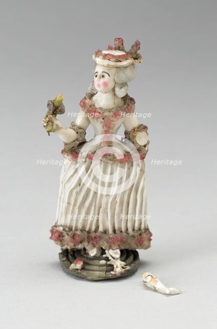 Woman in a Wide Skirt, France, 1750/99. Creator: Verres de Nevers.