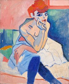 Woman in a Chemise (Dancer), 1906. Creator: Andre Derain