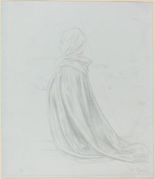 Woman in a Cloak. Creator: Alphonse Legros