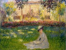Woman in a Garden 1876. Artist: Claude Monet