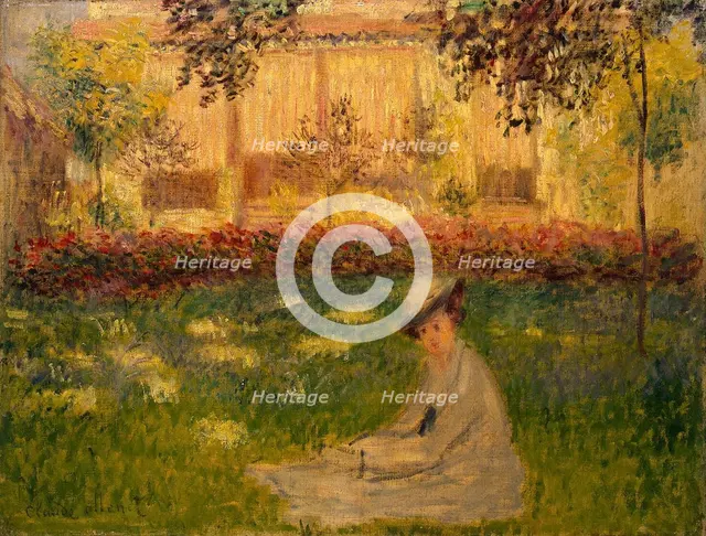 Woman in a Garden, 1876. Artist: Monet, Claude (1840-1926)