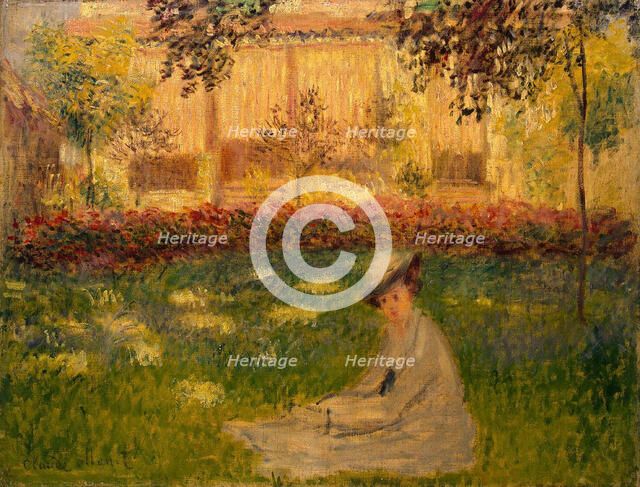 Woman in a Garden, 1876. Artist: Monet, Claude (1840-1926)