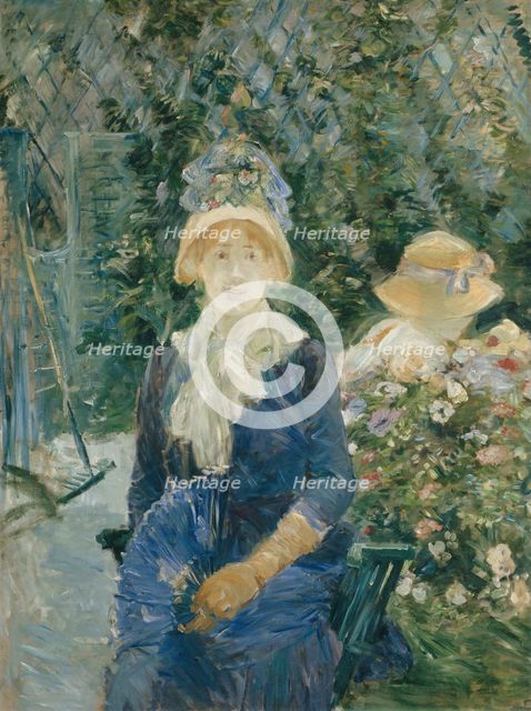 Woman in a Garden, 1882/83. Creator: Berthe Morisot.