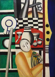 Woman in a garden (Femme dans un jardin), 1922. Creator: Fernand Leger