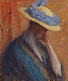 Woman in a Hat, 1913. Creator: Vilho Sjöström